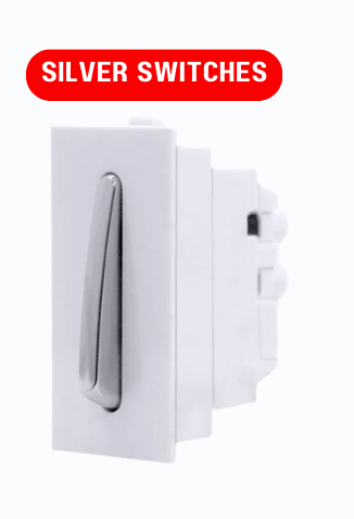 HI FI 10A 1WAY SILVER SWITCH