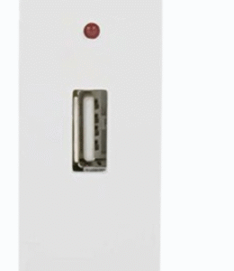HI FI 1M USB CHARGER WITH INDICATOR INPUT 110V OUTPUT-5V DC, 2A 2000mA