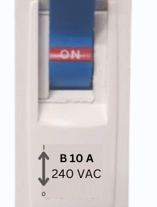 HI FI 10A SINGLE POLE MODULAR MCB