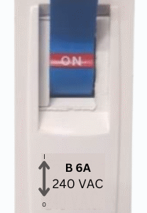 HI FI 6A SINGLE POLE MODULAR MCB