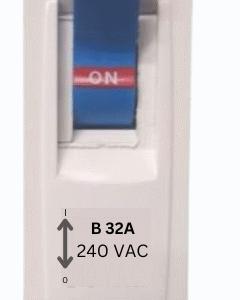 HI FI 32A SINGLE POLE MODULAR MCB