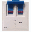 HI FI 6A DOUBLE POLE MODULAR MCB