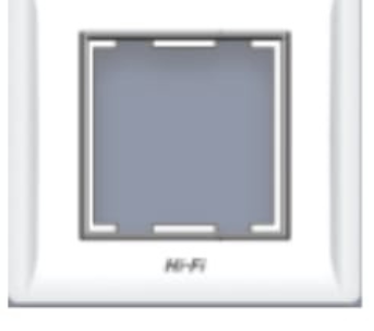 HI FI 2MODULE SILVER LINE PLATE