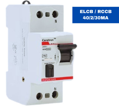 INDOASIAN ELCB / RCCB 40A/2/30MA CARETRON