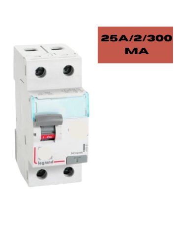 LEGRAND ELCB 25A/2/300MA DX3
