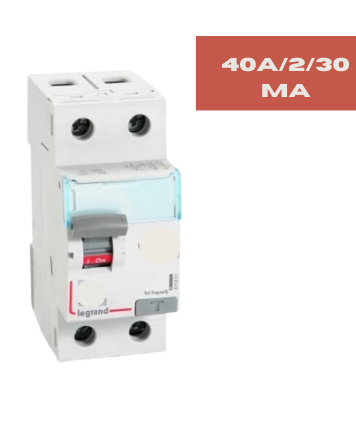 LEGRAND ELCB 40A/2/30MA DX3