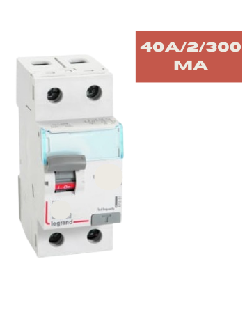 LEGRAND ELCB 40A/2/300MA DX3