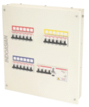INDOASIAN 6WAY V TPN MCB SINGLE DOOR DB (8+18)