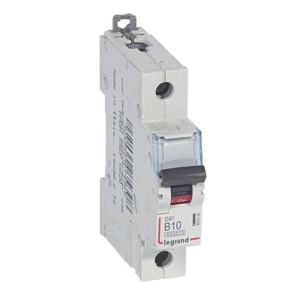 LEGRAND 10A SINGLE POLE (SP) MCB DX3