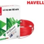 HAVELLS LIFE GUARD 6.0SQMM FRLS WIRE 180 MTR