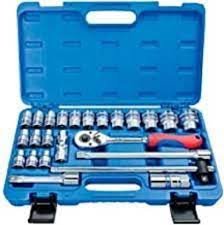 TAPARIYA SOCKET SET (22 SOCKETS + 5 ACCESSORIES) SQUARE DRIVER