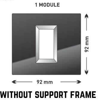 LISHA S7 1M TINT GLASS COVER PLATE (WITHOUT SUPPORT FRAMES)