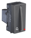 LISHA S7 10A SLIMZ ICON BELL PUSH SWITCH WITH INDICATOR