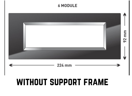 LISHA S7 6M TINT GLASS ICON PLATE (WITHOUT SUPPORT FRAMES)