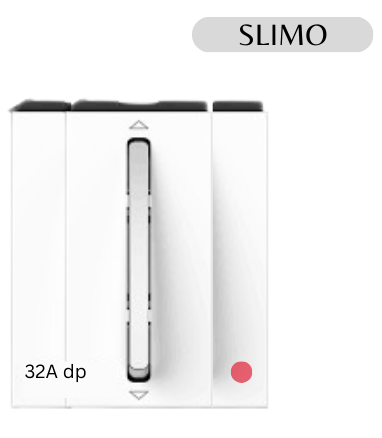 GM 45 32A SLIMO DP SWITCH WITH INDICATOR