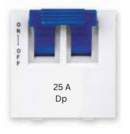 GM CUBA 25A DOUBLE POLE MODULAR MCB