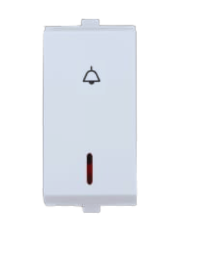 PENTA MODULAR 6A BELL PUSH WITH INDICATOR 1M