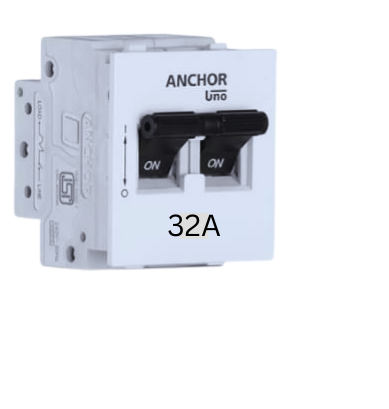 ROMA PLUS 32A DOUBLE POLE MODULAR MCB