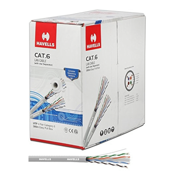 HAVELLS CAT 6 CABLE 305METER